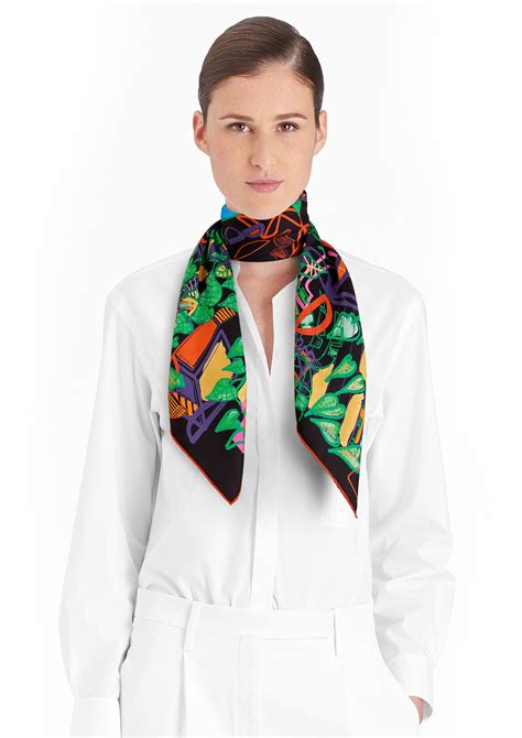 hermes modernisme tropical|HERMES Silk Modernisme Tropical Scarf 140 .